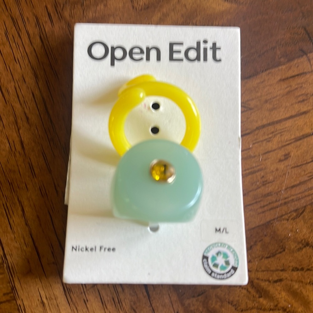 Open edit from Nordstrom set of 2 rings new in package